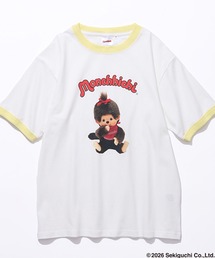【MONCHHICHI/モンチッチ】リンガーデザインTシャツ