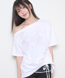 セソフェアリー ワンショルダーTシャツ ホワイト
