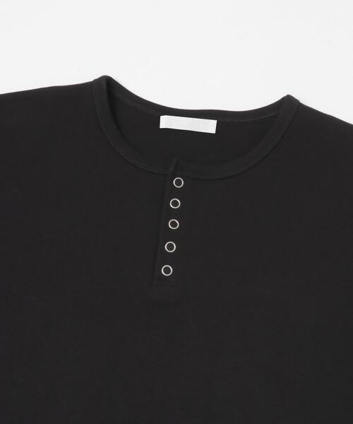 SENSE OF PLACE by URBAN RESEARCH(センスオブプレイスバイアーバンリサーチ)の「アソートヘンリーネックショートスリーブTシャツ(Tシャツ/カットソー・メンズ・グレー/ボルドー/チャコールグレー/ブラック・MEDIUM/LARGE)」の12枚目の写真