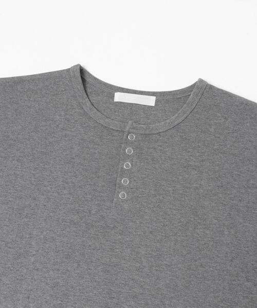 SENSE OF PLACE by URBAN RESEARCH(センスオブプレイスバイアーバンリサーチ)の「アソートヘンリーネックショートスリーブTシャツ(Tシャツ/カットソー・メンズ・グレー/ボルドー/チャコールグレー/ブラック・MEDIUM/LARGE)」の20枚目の写真
