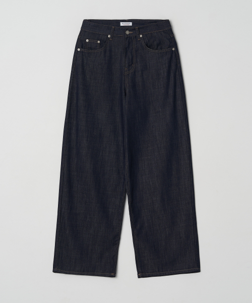BUTTON UP(ボタンアップ)の「ノンフェイドデニムパンツ(デニムパンツ・レディース・その他・LARGE/MEDIUM/SMALL)」の4枚目の写真