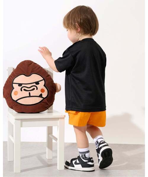 XLARGE KIDS（エクストララージキッズ）の「ファニーゴリラ ウォーターギミック半袖Tシャツ（Tシャツ/カットソー・キッズ・ホワイト/ブラック・140cm/100cm/110cm/90cm/80ｃｍ/130cm/120cm）」の12枚目の写真