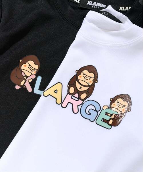 XLARGE KIDS（エクストララージキッズ）の「ファニーゴリラ ウォーターギミック半袖Tシャツ（Tシャツ/カットソー・キッズ・ホワイト/ブラック・140cm/100cm/110cm/90cm/80ｃｍ/130cm/120cm）」の15枚目の写真