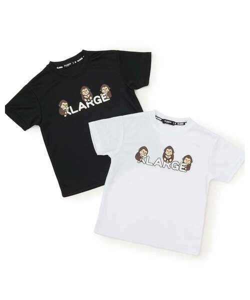 XLARGE KIDS（エクストララージキッズ）の「ファニーゴリラ ウォーターギミック半袖Tシャツ（Tシャツ/カットソー・キッズ・ホワイト/ブラック・140cm/100cm/110cm/90cm/80ｃｍ/130cm/120cm）」の16枚目の写真