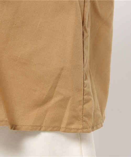 earth music&ecology（アースミュージックアンドエコロジー）の「【2016Summer】刺繍スモックプルオーバー（シャツ/ブラウス・レディース・オフホワイト/ライトブラウン/ブラック・FREE）」の9枚目の写真