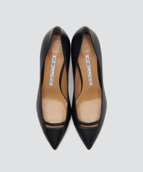 PELLICO（ペリーコ）の「ANDREA アネッリ スムース パンプス 7.0cm BLACK（パンプス・レディース・ブラック・35.5/36/36.5/37/37.5/38/35）」の3枚目の写真