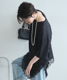 レースドッキングTシャツ