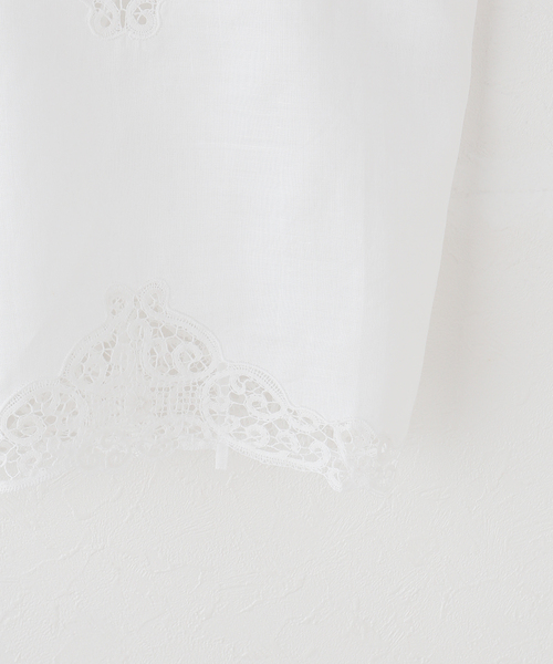 IENA(イエナ)の「Heriter/エリテ bobbin lace pants camisole キャミソール H0-00-3072(キャミソール・レディース・ホワイト・FREE)」の4枚目の写真