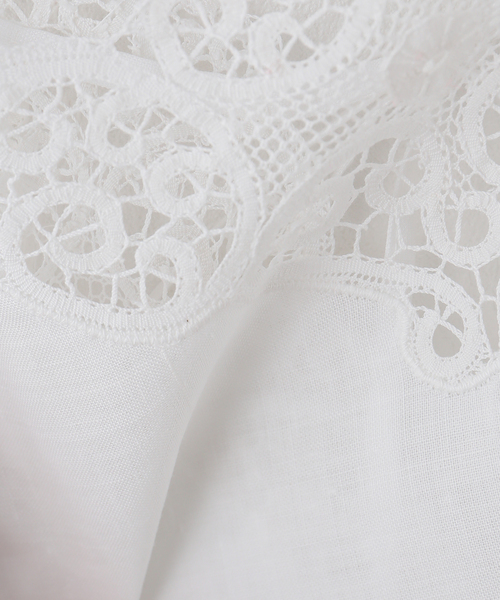 IENA(イエナ)の「Heriter/エリテ bobbin lace pants camisole キャミソール H0-00-3072(キャミソール・レディース・ホワイト・FREE)」の8枚目の写真