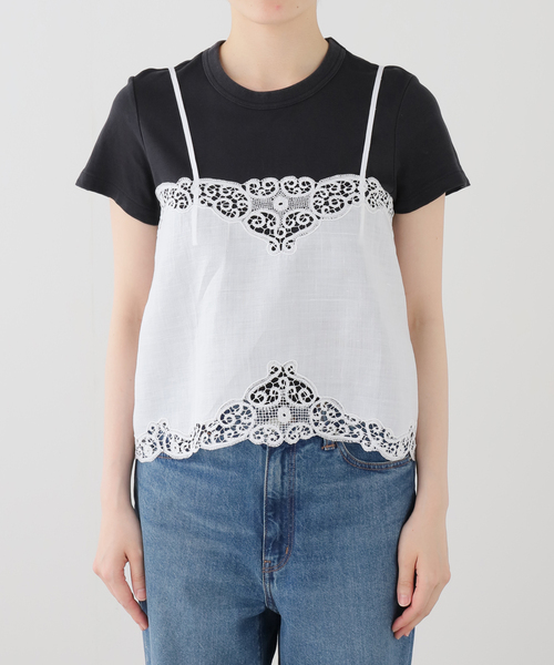IENA(イエナ)の「Heriter/エリテ bobbin lace pants camisole キャミソール H0-00-3072(キャミソール・レディース・ホワイト・FREE)」の9枚目の写真