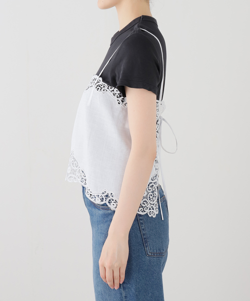 IENA(イエナ)の「Heriter/エリテ bobbin lace pants camisole キャミソール H0-00-3072(キャミソール・レディース・ホワイト・FREE)」の10枚目の写真