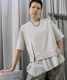 セール】リブチュールトップス（Tシャツ/カットソー）｜MARECHAL TERRE