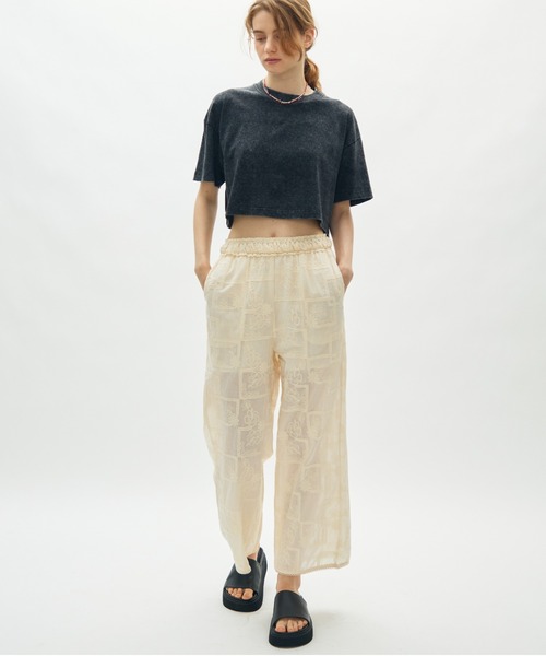 full/fill.(フルフィル)の「flower cord embroidery pants / フラワーコードエンブロイダリーパンツ(その他パンツ・レディース・ナチュラル・FREE)」の5枚目の写真