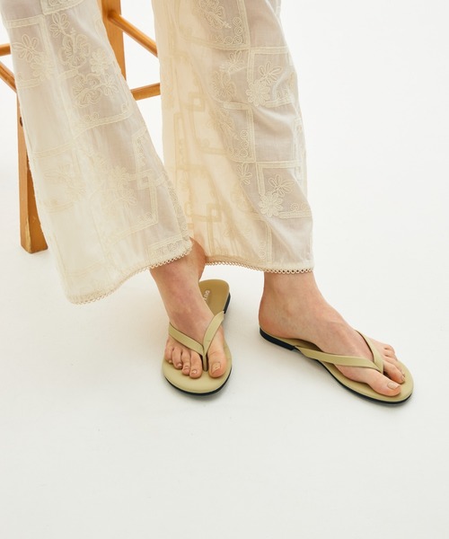 full/fill.(フルフィル)の「flower cord embroidery pants / フラワーコードエンブロイダリーパンツ(その他パンツ・レディース・ナチュラル・FREE)」の17枚目の写真