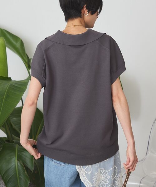 AMERICAN HOLIC（アメリカンホリック）の「フレンチスリーブスキッパールーズニットプルオーバー（ニット/セーター・レディース・オフホワイト/イエロー/ブルー・FREE）」の15枚目の写真