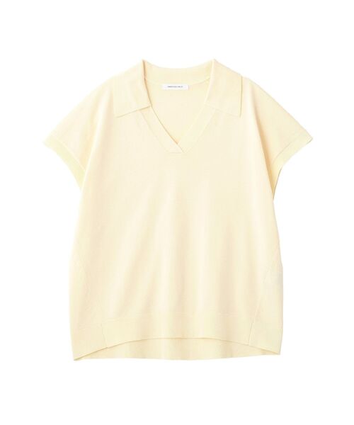 AMERICAN HOLIC（アメリカンホリック）の「フレンチスリーブスキッパールーズニットプルオーバー（ニット/セーター・レディース・オフホワイト/イエロー/ブルー・FREE）」の19枚目の写真