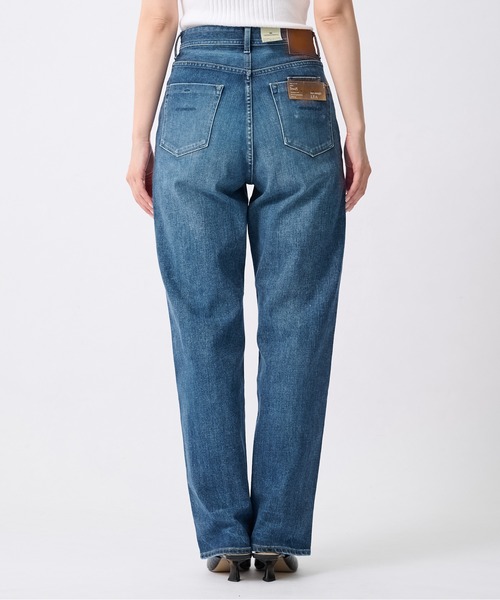 YANUK（ヤヌーク）の「【YANUK/ヤヌーク】Boys Straight LEA（デニムパンツ・レディース・ブルー・26.0cm/25.0cm/24.0cm/23.0cm/27.0cm）」の4枚目の写真