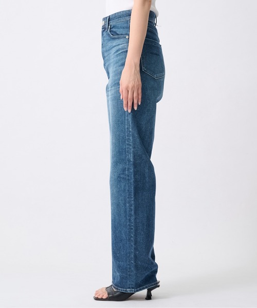 YANUK（ヤヌーク）の「【YANUK/ヤヌーク】Boys Straight LEA（デニムパンツ・レディース・ブルー・26.0cm/25.0cm/24.0cm/23.0cm/27.0cm）」の3枚目の写真