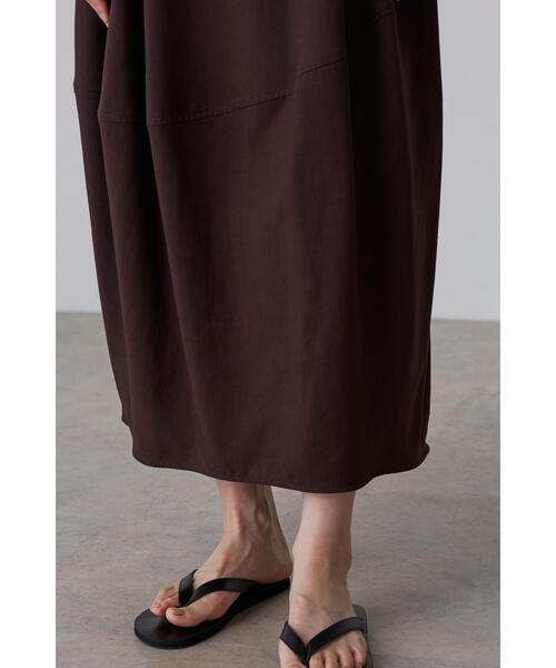 YLEVE(イレーヴ)の「YLEVE / TENCEL SKIRT(スカート・レディース・ブラック/ワイン系・0/1)」の14枚目の写真