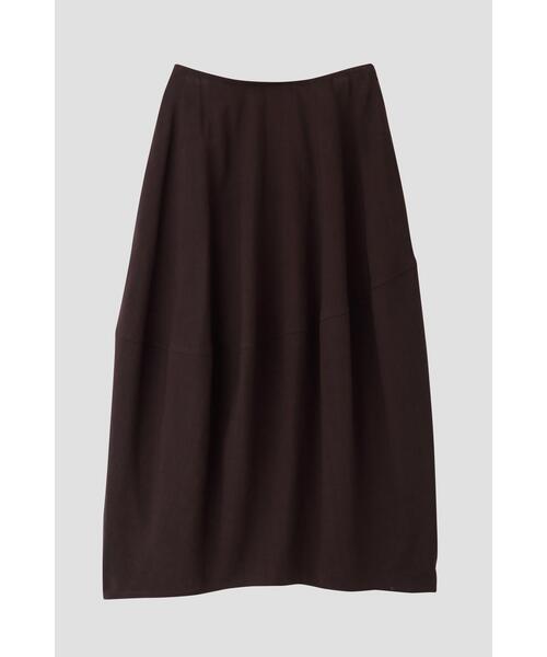 YLEVE(イレーヴ)の「YLEVE / TENCEL SKIRT(スカート・レディース・ブラック/ワイン系・0/1)」の16枚目の写真