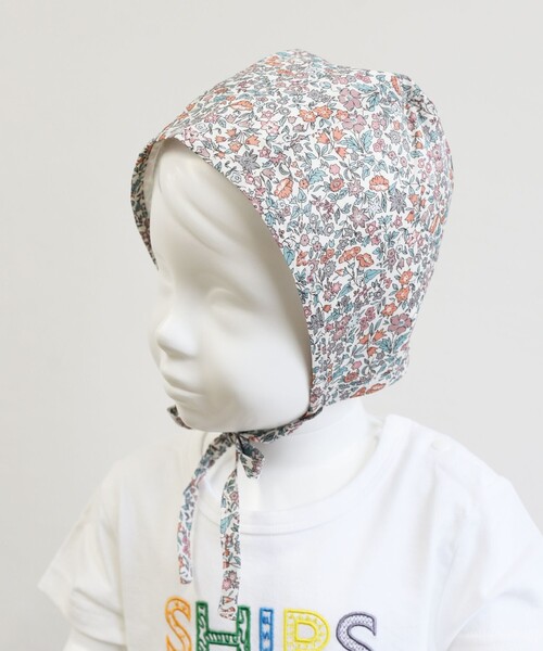 SHIPS（シップス）の「SHIPS KIDS:リバティ ベビー ボンネット（その他ベビー用品・キッズ・ピンク系その他/ナチュラル・ONE SIZE）」の11枚目の写真
