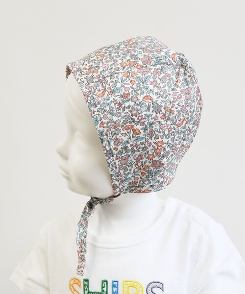 SHIPS（シップス）の「SHIPS KIDS:リバティ ベビー ボンネット（その他ベビー用品・キッズ・ピンク系その他/ナチュラル・ONE SIZE）」の10枚目の写真