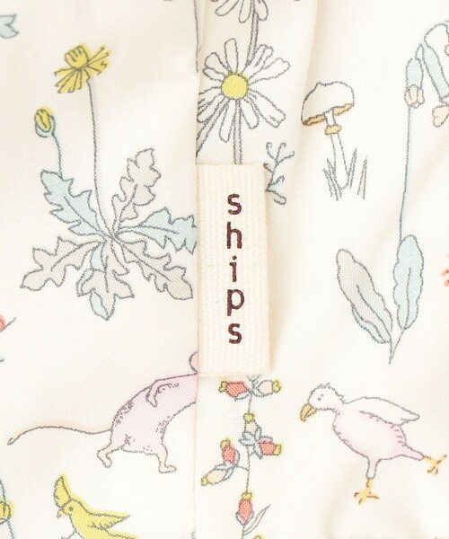 SHIPS（シップス）の「SHIPS KIDS:リバティ ベビー ボンネット（その他ベビー用品・キッズ・ピンク系その他/ナチュラル・ONE SIZE）」の3枚目の写真