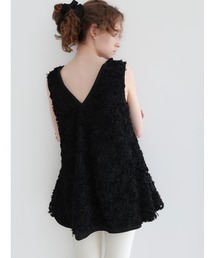 AMOMMA（アモマ）の「FLORAL TEXTURED DRESS（その他トップス）」