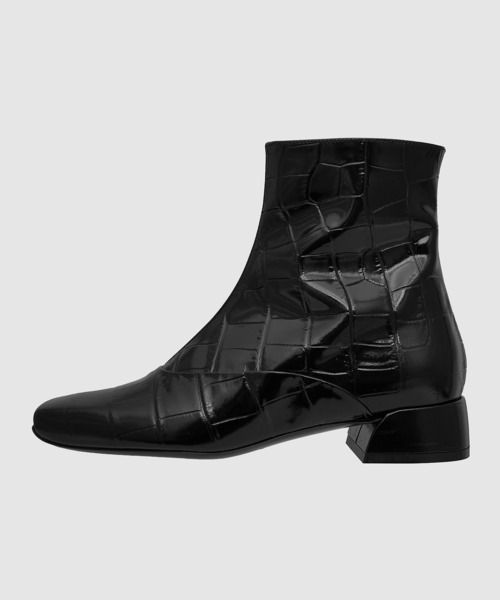 MARNI(マルニ)の「BOOTIE / クロコプリントブーツ(ブーツ・レディース・ブラック・37(24cm)/36(23cm)/38(25cm))」の1枚目の写真