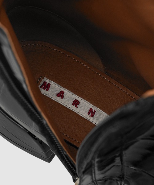 MARNI(マルニ)の「BOOTIE / クロコプリントブーツ(ブーツ・レディース・ブラック・37(24cm)/36(23cm)/38(25cm))」の8枚目の写真