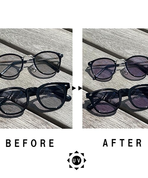 tk.TAKEO KIKUCHI(ティーケータケオキクチ)の「【UVカット】調光サングラス/紫外線カット/アイウェア/COLOR SUNGLASSES(サングラス・メンズ・ブラック/ブラック系・00)」の4枚目の写真