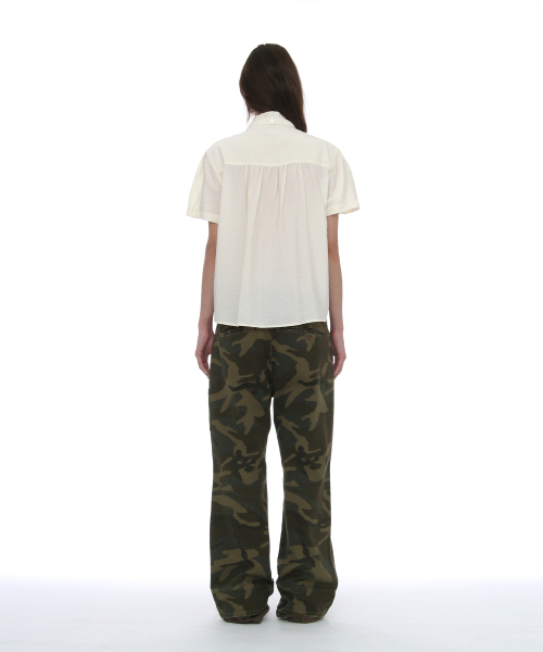 PARTIMENTO WOMEN(パルティメントウィメン)の「スカーフラッフルピンタックブラウス_アイボリー(シャツ/ブラウス・レディース・その他・SMALL/MEDIUM)」の5枚目の写真