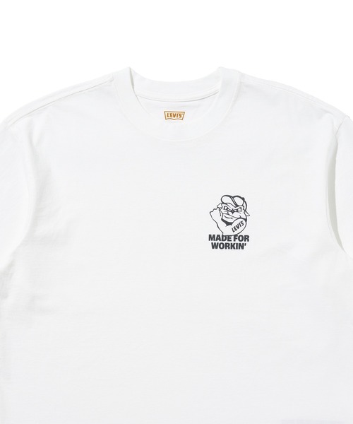 Levi's(リーバイス)の「Levi's/リーバイス WORKWEAR グラフィックTシャツ(Tシャツ/カットソー・メンズ・ホワイト・S/M/L)」の6枚目の写真