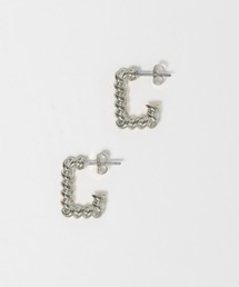 Twist Square Earrings/ツイストスクエアピアス