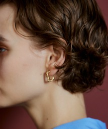 Twist Square Earrings/ツイストスクエアピアス