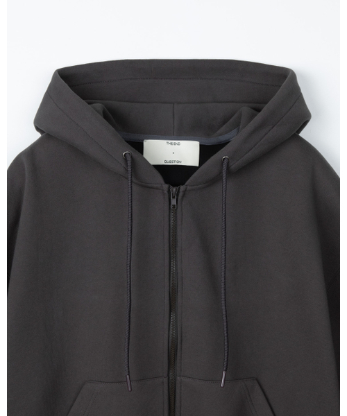 THEENDQUESTION(ジエンドクエスチョン)の「Neoprene hood zip-up jumper / BROWN(パーカー・レディース・その他・1/2)」の5枚目の写真