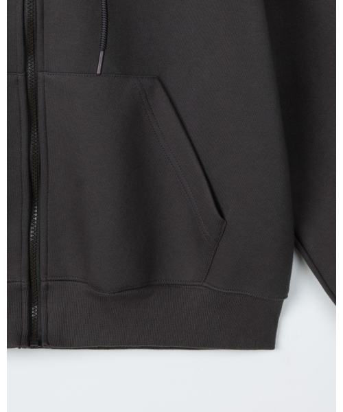 THEENDQUESTION(ジエンドクエスチョン)の「Neoprene hood zip-up jumper / BROWN(パーカー・レディース・その他・1/2)」の6枚目の写真