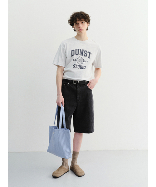 DUNST FOR MEN（ダンストフォーメン）の「CLASSIC BAGGY DENIM SHORTS_UDPA6B325_BLACK（その他パンツ・メンズ・ブラック・SMALL/MEDIUM/LARGE）」の2枚目の写真