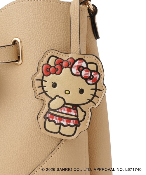 sanrio(サンリオ)の「【HELLO KITTY×VIS】日焼けデザイン ハローキティハートカットバッグ(ショルダーバッグ・レディース・ベージュ・FREE)」の12枚目の写真