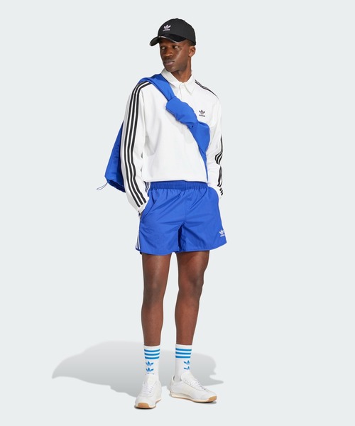 adidas(アディダス)の「アディカラーラグビーポロシャツ / アディダスオリジナルス adidas Originals(ポロシャツ・メンズ・ホワイト・LARGE/MEDIUM/SMALL/X-LARGE/X-SMALL/XX-LARGE/3XL)」の5枚目の写真