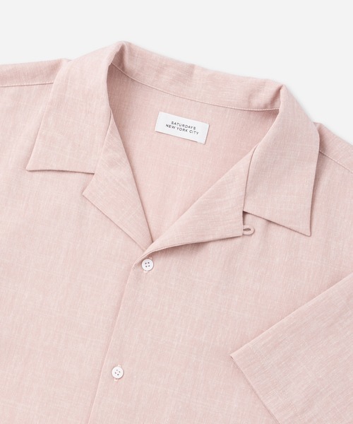 Saturdays NYC(サタデーズ ニューヨークシティ )の「Canty Slab SS Shirt(シャツ/ブラウス・メンズ・ブラック/ホワイト/ブルー/ピンク・M/S/L)」の8枚目の写真
