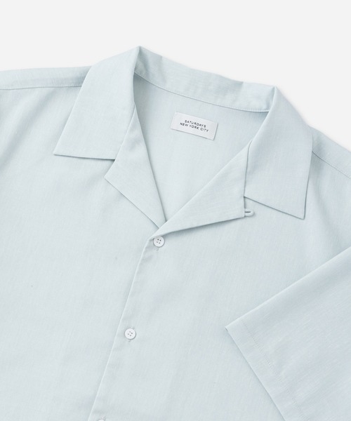 Saturdays NYC(サタデーズ ニューヨークシティ )の「Canty Slab SS Shirt(シャツ/ブラウス・メンズ・ブラック/ホワイト/ブルー/ピンク・M/S/L)」の9枚目の写真