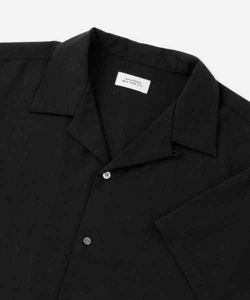 Saturdays NYC(サタデーズ ニューヨークシティ )の「Canty Slab SS Shirt(シャツ/ブラウス・メンズ・ブラック/ホワイト/ブルー/ピンク・M/S/L)」の6枚目の写真