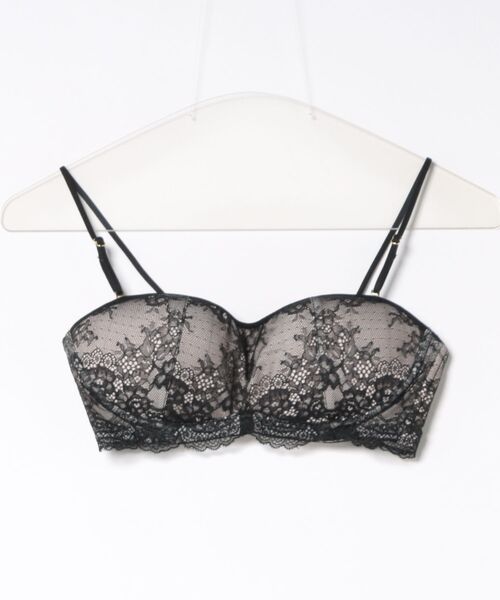 northerly（ノーザリー）の「【northerly bra フィットシリーズ 楽盛りフィット】 楽盛り チューブブラ単品 M/L（チューブトップ・レディース・ブラック×ピンク/ホワイト・LARGE/MEDIUM）」の18枚目の写真