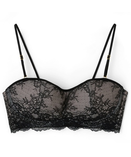 northerly（ノーザリー）の「【northerly bra フィットシリーズ 楽盛りフィット】 楽盛り チューブブラ単品 M/L（チューブトップ・レディース・ブラック×ピンク/ホワイト・LARGE/MEDIUM）」の9枚目の写真