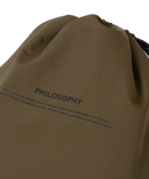 VILLA BOOKS（ヴィラ ブックス）の「Union Backpack Nylon (Khaki)（バックパック/リュック・レディース・カーキ・FREE）」の10枚目の写真