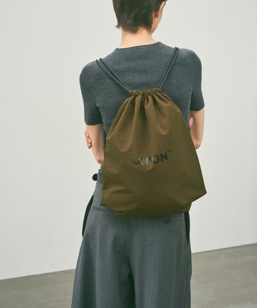 VILLA BOOKS（ヴィラ ブックス）の「Union Backpack Nylon (Khaki)（バックパック/リュック・レディース・カーキ・FREE）」の4枚目の写真