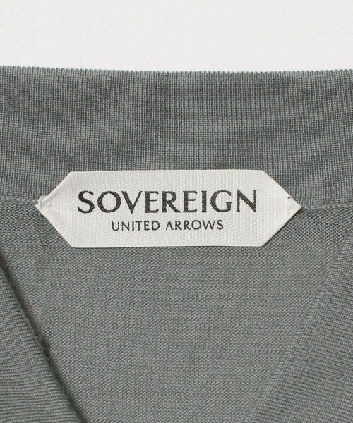 SOVEREIGN(ソブリン)の「<SOVEREIGN> ハイゲージ ニット ポロシャツ(ポロシャツ・メンズ・ライトグレー/ブラック/ライム・M/L)」の13枚目の写真
