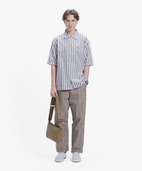 LACOSTE（ラコステ）の「ルーズフィット ストライプシャツ（シャツ/ブラウス・メンズ・ライトブルー/ダークネイビー・41/40/38/39）」の16枚目の写真