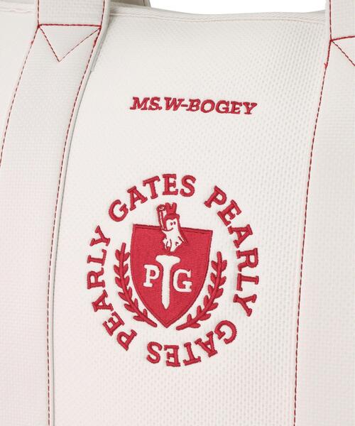 PEARLY GATES(パーリーゲイツ)の「【PEARLY GATES】カレッジマークネオプレンロッカーバッグ (UNISEX)(トートバッグ・レディース・ホワイト/オレンジ・FREE)」の6枚目の写真